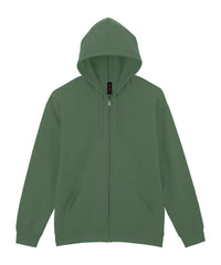 Gildan Softstyle™ Midweight Fleece Adult Full-zip Hooded Sweatshirt - Military Green