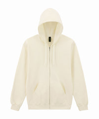 Gildan Softstyle™ Midweight Fleece Adult Full-zip Hooded Sweatshirt - Off White