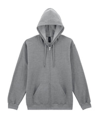 Gildan Softstyle™ Midweight Fleece Adult Full-zip Hooded Sweatshirt - Ringspun Sport Grey