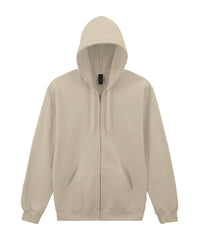 Gildan Softstyle™ Midweight Fleece Adult Full-zip Hooded Sweatshirt - Sand
