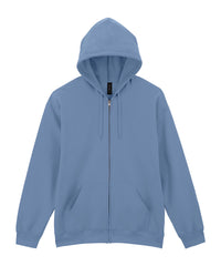 Gildan Softstyle™ Midweight Fleece Adult Full-zip Hooded Sweatshirt - Stone Blue