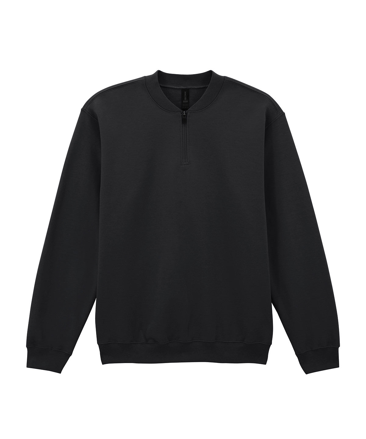Gildan Softstyle™ Midweight Adult Fleece 1/4-zip Sweatshirt - Black
