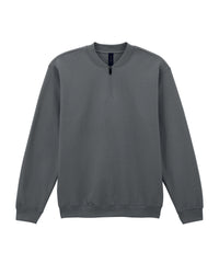 Gildan Softstyle™ Midweight Adult Fleece 1/4-zip Sweatshirt - Charcoal