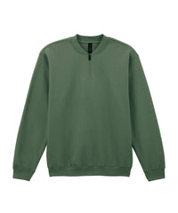 Gildan Softstyle™ Midweight Adult Fleece 1/4-zip Sweatshirt - Military Green