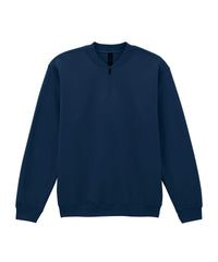 Gildan Softstyle™ Midweight Adult Fleece 1/4-zip Sweatshirt - Navy