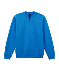 Gildan Softstyle™ Midweight Adult Fleece 1/4-zip Sweatshirt - Royal