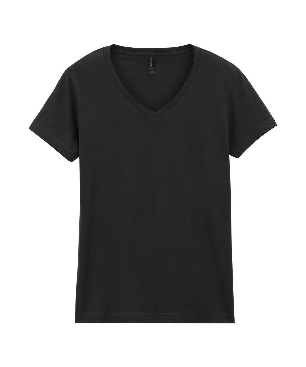Gildan Softstyle™ Women's V-neck T-shirt - Black