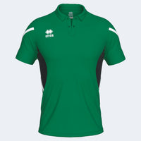 Errea Polo Clark - Green/Black/White