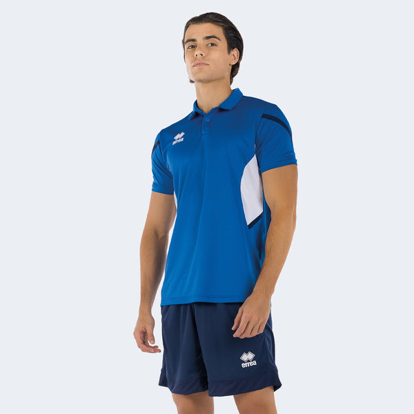 Errea Polo Clark - Blue White Navy