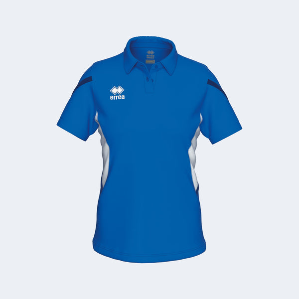 Errea Polo Carmen Short Sleeve (Junior) - Blue White Navy