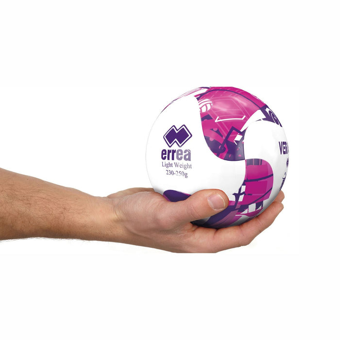 Errea Miniball Volleyball Heritage - White Purple Fuchsia