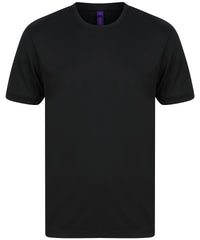 Henbury Hi Cool Performance T-shirt - Black