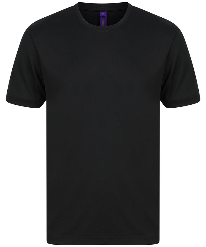 Henbury Hi Cool Performance T-shirt - Black