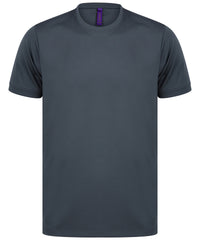 Henbury Hi Cool Performance T-shirt - Charcoal