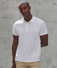 Henbury Recycled Polyester Polo Shirt - Black