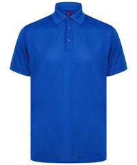 Henbury Recycled Polyester Polo Shirt - Royal