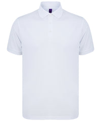 Henbury Recycled Polyester Polo Shirt - White