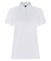 Henbury Women’s Recycled Polyester Polo Shirt - White