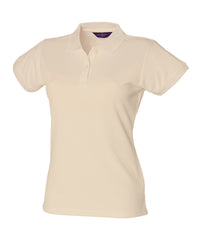 Henbury Women's Coolplus® Polo Shirt - Natural