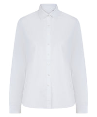 Henbury Women’s Long Sleeve ‘cotton-feel’ Coolplus® Shirt - White