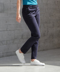 Henbury Women's Stretch Chinos - Black