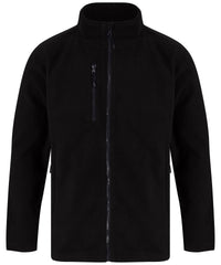 Henbury Recycled Polyester Microfleece Jacket - Black