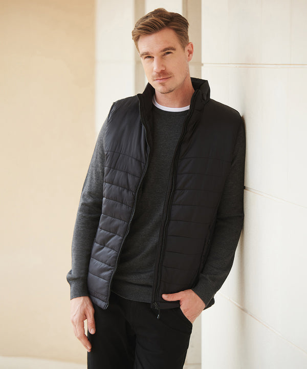 Henbury Unisex Padded Gilet - Black