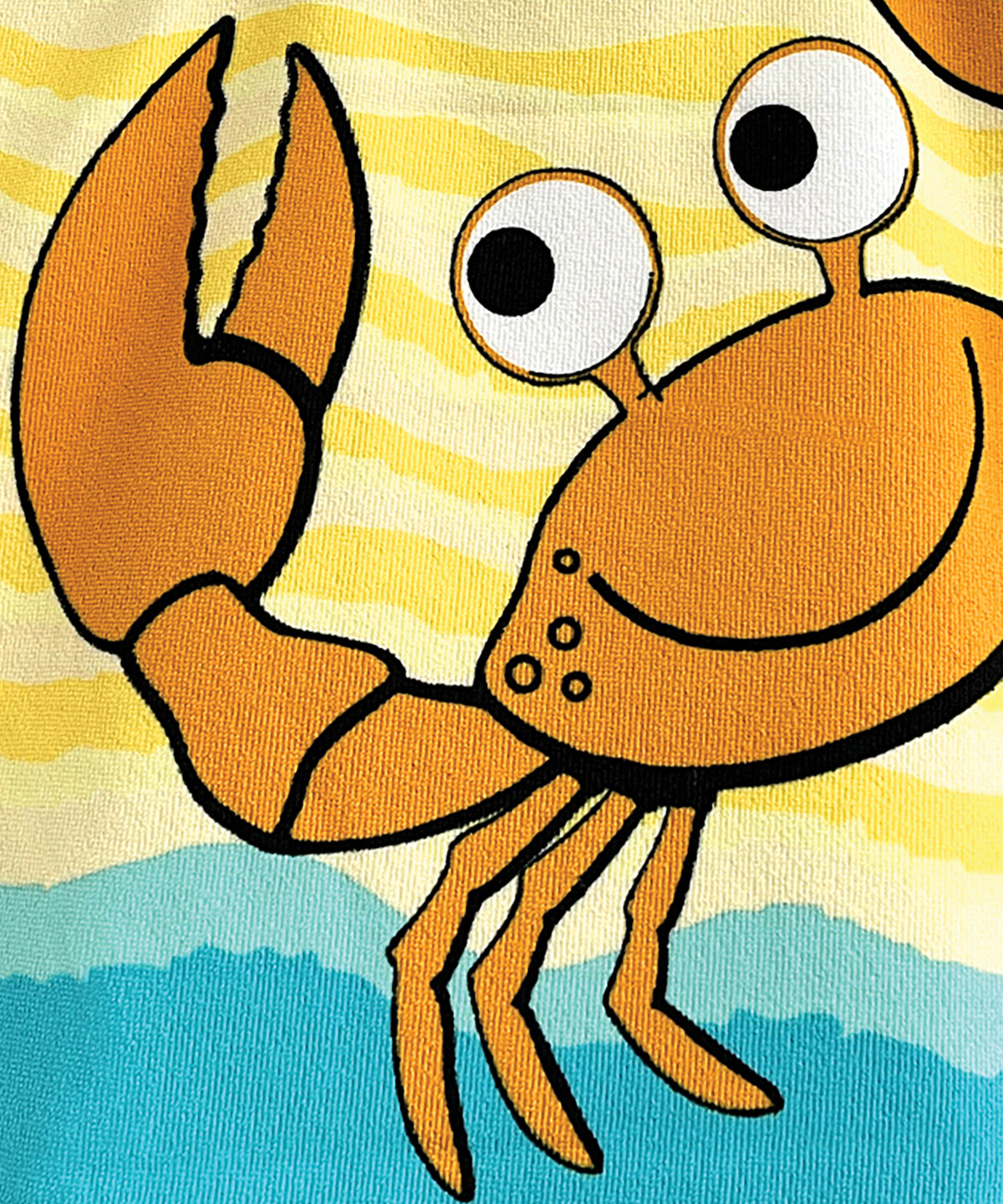 Homeliving Toddler Microfibre Changing Robe - Crab