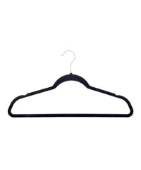 Homeliving Velvet-effect Coat Hangers (25-pack) - Black