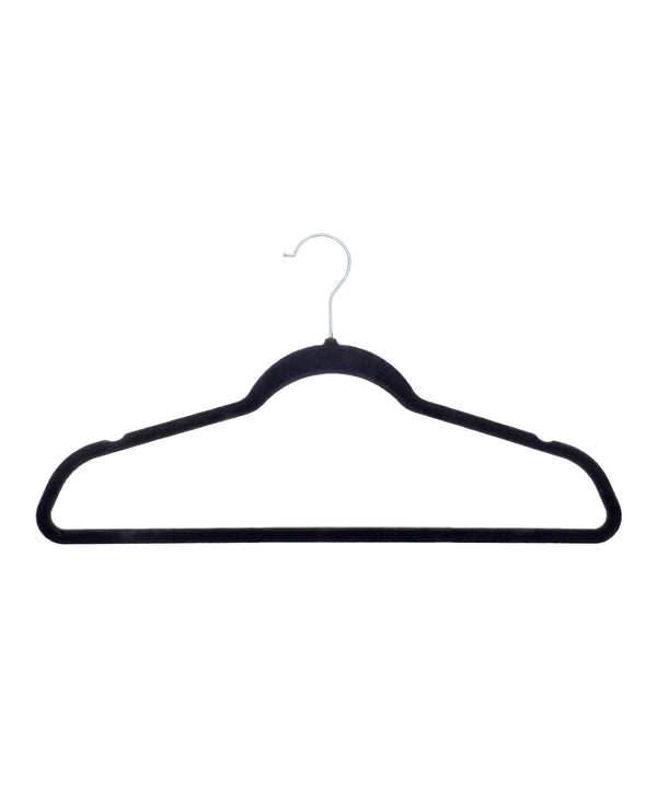 Homeliving Velvet-effect Coat Hangers (25-pack) - Black