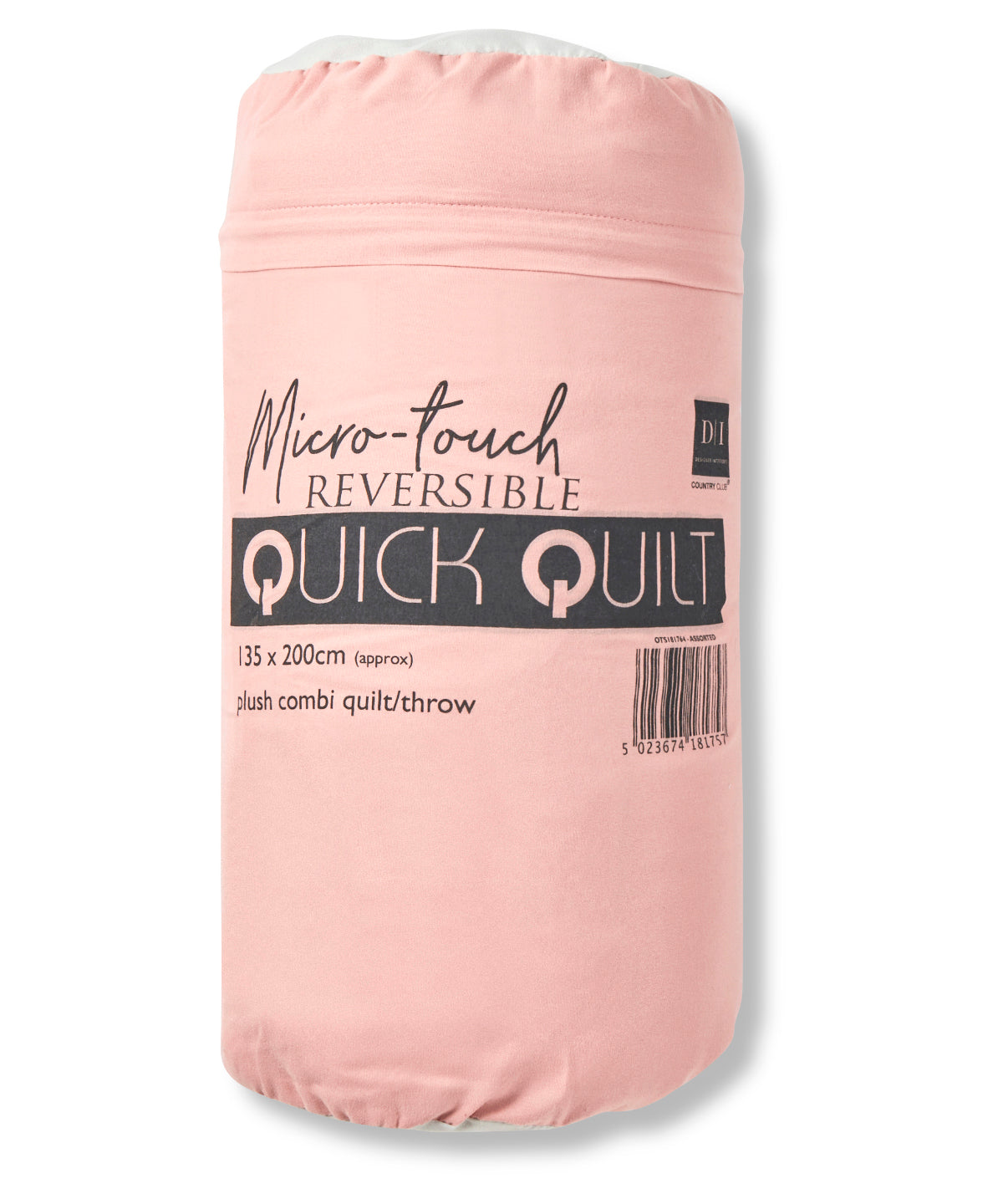 Homeliving Luxury Quick Quilt - Pink