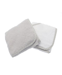 Homeliving Baby Hooded Towel (2-pack) - White/Grey