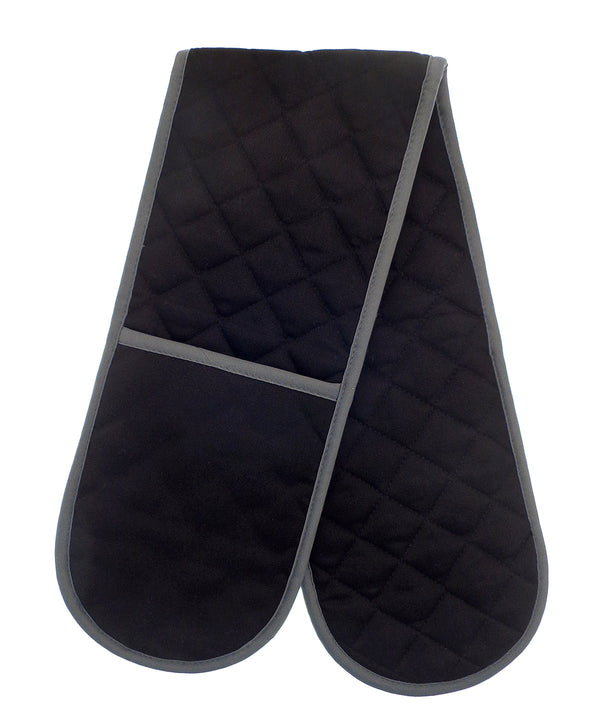 Homeliving Pro Chef Double Oven Glove - Black/Black