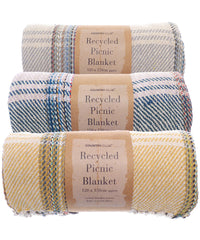 Homeliving Recycled Picnic Blanket - Mixed Fabric Colour