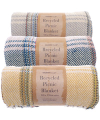 Homeliving Recycled Picnic Blanket - Mixed Fabric Colour