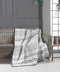 Homeliving Large Au-nat Luxury Blanket - Au-Nat (Multi)