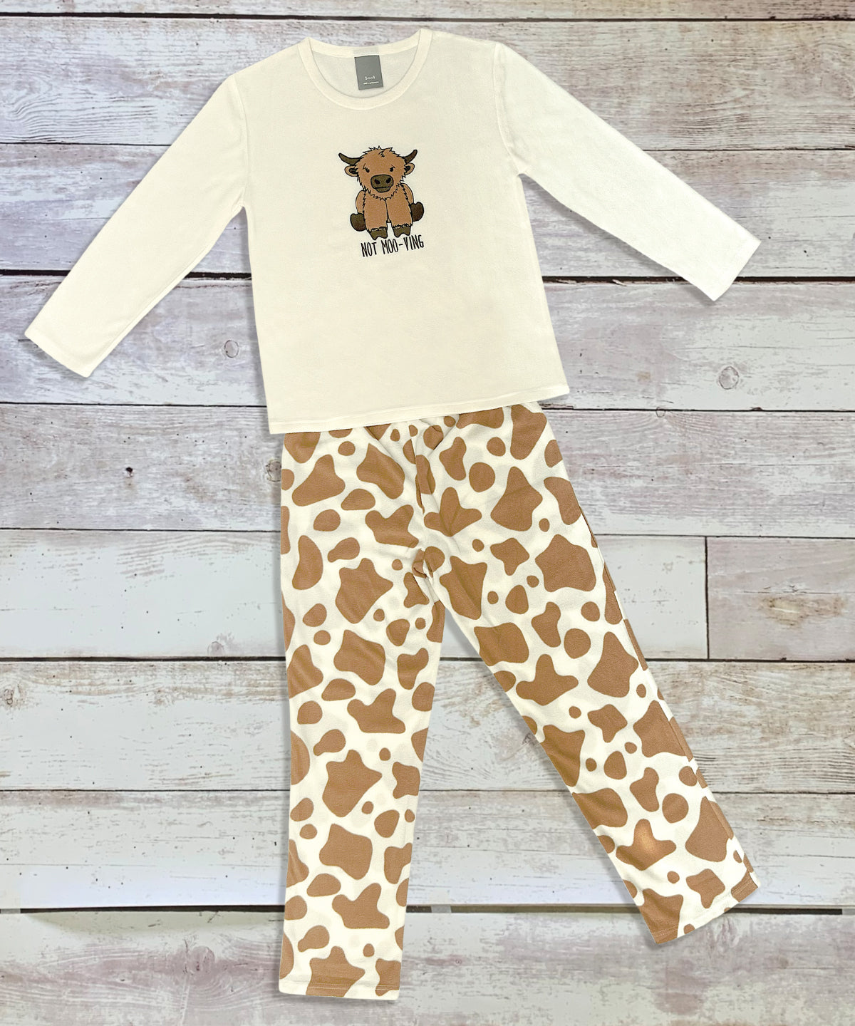Homeliving Appliqué Pyjamas - Highland Cow