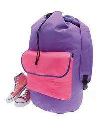 Homeliving Student Laundry Backpack - Purple