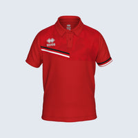 Errea Emir Polo Short Sleeve (Junior) - Red Black White