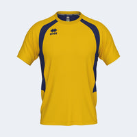 Errea Adrien Shirt Short Sleeve - Yellow Navy