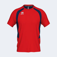 Errea Adrien Shirt Short Sleeve (Junior) - Red Navy