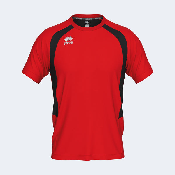 Errea Adrien Shirt Short Sleeve (Junior) - Red Black