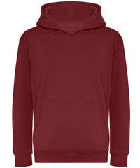 AWDis Kids Organic Hoodie - Burgundy