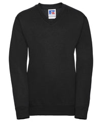 Russell Athletic Kids V-neck Sweatshirt - Black