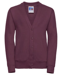 Russell Athletic Kids Cardigan - Burgundy