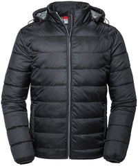 Russell Athletic Hooded Nano Jacket - Black