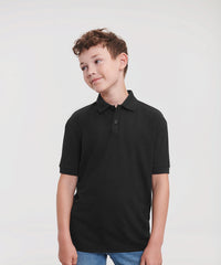 Russell Athletic Kids Polo Shirt - Black