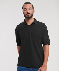 Russell Athletic Classic Polycotton Polo - Black*†