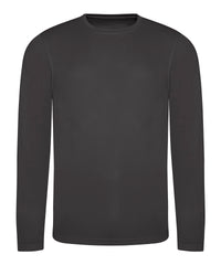 AWDis Long Sleeve Cool T - Charcoal