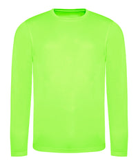 AWDis Long Sleeve Cool T - Electric Green